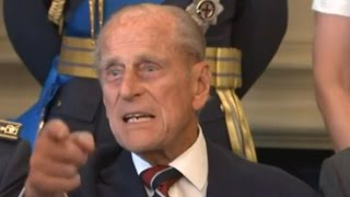 Prince Philip swears at photographer [upl. by Nylac]