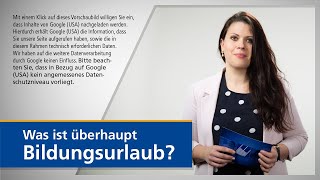 Was ist Bildungsurlaub DAATechnikum [upl. by Nothgiel]