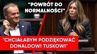 RozenekMajdan w Sejmie Chciałabym podziękować Donaldowi Tuskowi [upl. by Colet761]