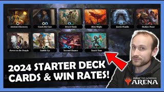 NEW 2024 Starter Decks Explained Best Cards amp Synergies of the 10 Precon Decks  MTG Arena Guide [upl. by Iviv]