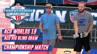 PowersHurt vs BarkleyBurgett  Big Blind Draw  ACO Worlds 19 [upl. by Elsbeth]