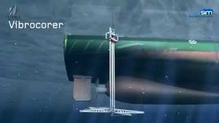 Seabed Sediment Core Extraction Animation [upl. by Etteyniv]