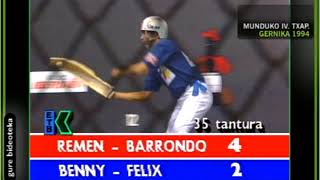 JaiAlai Partido Champions Of The Past REMENBARRONDO Vs BENNYFELIX [upl. by Sim]