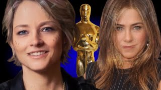 Jodie Foster and Jennifer Aniston about Oscar 2024 and Hollywood in general [upl. by Yecac]