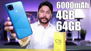 Realme C15 Unboxing amp Review  4GB64GB  Price In Pakistan [upl. by Reffotsirk226]