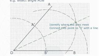 GCSE Maths  Constructions and Loci  Web Lesson 40 [upl. by Reseta]