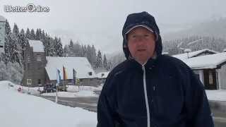 WetterOnline live Schneedecke wächst weiter [upl. by Lyrpa776]