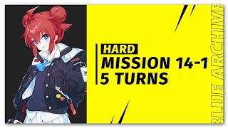 Blue Archive  Mission 141 Hard 5 Turns [upl. by Romina702]