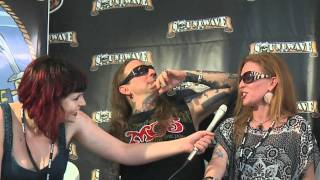 Devildriver Interview With Dez amp Anahstasia Fafara Soundwave TV 2011 1080 HD [upl. by Downey50]