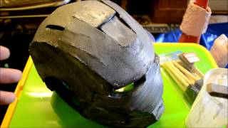 5  Sealing the foam part 2 Foam Pepakura Iron Man SuitArmor explanation [upl. by Acinna]