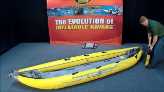 How to inflate the StraitEdge 2 inflatable kayak AE1014Y [upl. by Zetrok]