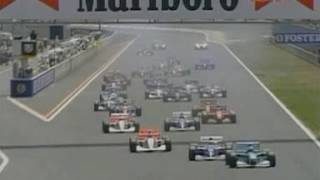 f1 1994 ti aida start crash live [upl. by Airpac]