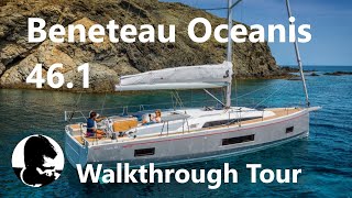 Beneteau Oceanis 461  Sailing Yacht Walkthrough Video Tour [upl. by Leay]