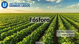 Videoaula de Fertilidade do solo  Fósforo nos solos [upl. by Allbee162]