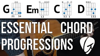 Chord Progression Practice  G Em C D  Unlock The Ability To Play Thousands Of Songs [upl. by Hamner]