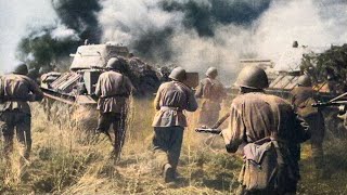 WW2 Battle Of Kursk Intense Footage [upl. by Kind]