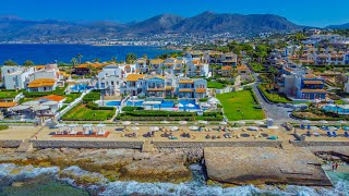 Anissaras beaches Hersonissos Heraklion Crete Greece 4K [upl. by Ayerdna531]