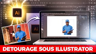 Comment detourer une image dans illustrator [upl. by Libove]