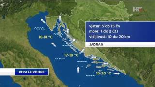 HRT 1 Vremenska prognozaNovo ruho 18 svibnja 2016 [upl. by Mharba]