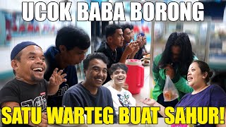 UCOK BABA AJAK SAHUR KARYAWAN DAN ANAKNYA DI WARTEG [upl. by Oigaib]