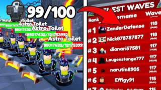 I 😱 UNLOCKED UNITS SLOTS and Got in 😎 LEADERBOARD  Roblox Toilet Tower Defense [upl. by Surtimed]