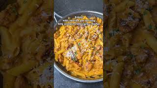 High Protein Creamy Chicken Pasta Low Calorie amp Delicious recipe pasta shorts recipe foodie [upl. by Anilah852]