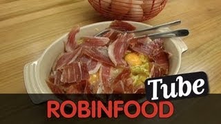 ROBINFOOD  ¡Socorro me han regalado un jamón  Huevos con patatas y jamón express [upl. by Yessak]