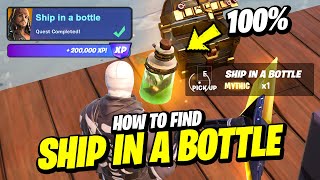 How to EASILY Destroy Structures or Objects with a SHIP IN A BOTTLE Mythic Location  Fortnite [upl. by Acsehcnarf476]