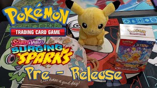 Pokémon TCG Scarlet amp Violet Surging Sparks Pre  Release Box [upl. by Efi531]