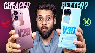 vivo V30 5G VS vivo V29 5G Full Comparison ⚡ Ye Kya Kar Dia Hai 😂 [upl. by Aynekal359]