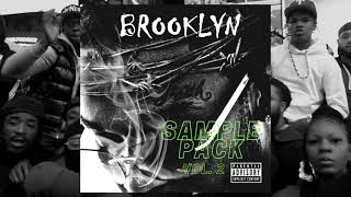 FREE quotBROOKLYNquot NY DRILL SAMPLE PACK 2021 VOL 2 Pop Smoke Fivio Foreign Eli Fross [upl. by Popelka820]