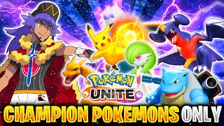 Champion Pokemon Only Challenge In Pokemon UnitePokemon Unite Hindi Gameplay [upl. by Dreeda]