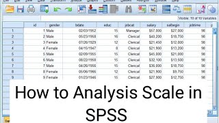 how to Analyze Percieved Stress Scale scoring in SPSShow to score input in SPSS [upl. by Ahsatin]