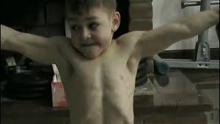 Strongest kid in the world Giuliano Stroe 5 years old [upl. by Ahsik]