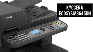 Installazione Kyocera ECOSYS M3645dn [upl. by Audra68]