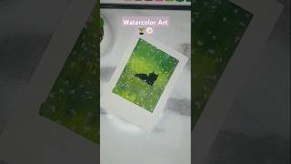 Want Stunning Watercolor Art This Easy Painting Trick Will Get You There watercolorpainting [upl. by Tellford492]