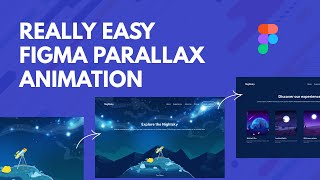 Really simple Parallax Animation Using Smart Animate Figma [upl. by Thibault322]