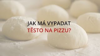 Jak má vypadat těsto na pizzu  recept na Pizzagurucz [upl. by Auhso]