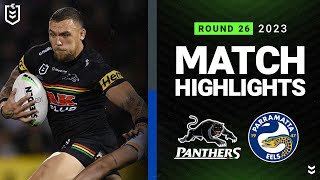 NRL 2023  Penrith Panthers v Parramatta Eels  Match Highlights [upl. by Liagaba685]