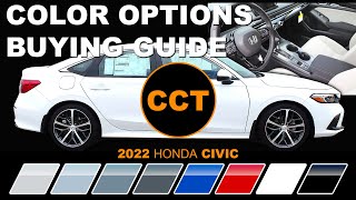 2022 Honda Civic Sedan  All Color Options  Images  AUTOBICS [upl. by Cutlor]