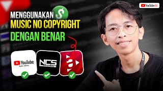 Cara Menggunakan Musik No Copyright Bebas dari Klaim Hak Cipta 💸🤑  YouTube 101 [upl. by Hgieleak]