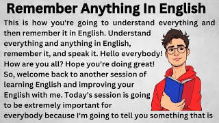 Remember Anything In English  Graded Reader  Improve Your English Learn English With Listening [upl. by Alokin]