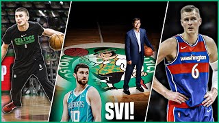 Celtics SIGN Svi Mykhailiuk  Brad Stevens speaks on KPSmart trade  First to the Floor [upl. by Artek]