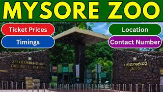 Mysore Zoo Ticket Price 2024  Place Timings Entry Fee Location Phone Number [upl. by Decrem]