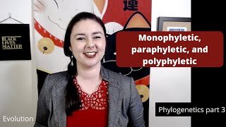 Monophyletic paraphyletic and polyphyletic [upl. by Paolina175]