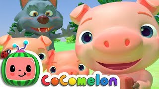 Three Little Pigs  CoComelon Nursery Rhymes amp Kids Songs [upl. by Uriisa]