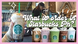 What to order in Starbucks Ph  Customized Starbucks drinks  How to order in Starbucks starbucks [upl. by Grimbal]