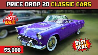 Price Drop 20 Classic Cars for Sale by Owner [upl. by Ahsilrak]