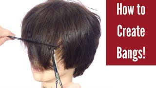 How to Cut Bangs  TheSalonGuy [upl. by Ribak]