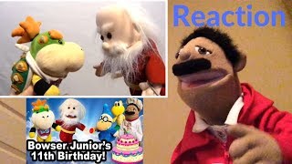 SML Movie Bowser Junior’s 11th Birthday Reaction Puppet Reaction [upl. by Charie]